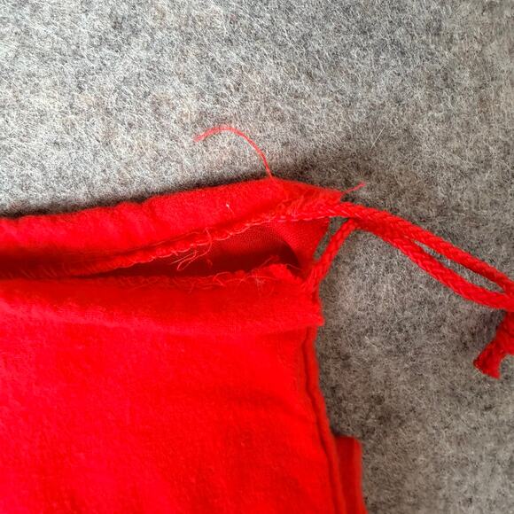 Bally Designer Red Drawstring Dust Bag Storage Protection 9.5"x15.5" - Picture 2 of 7